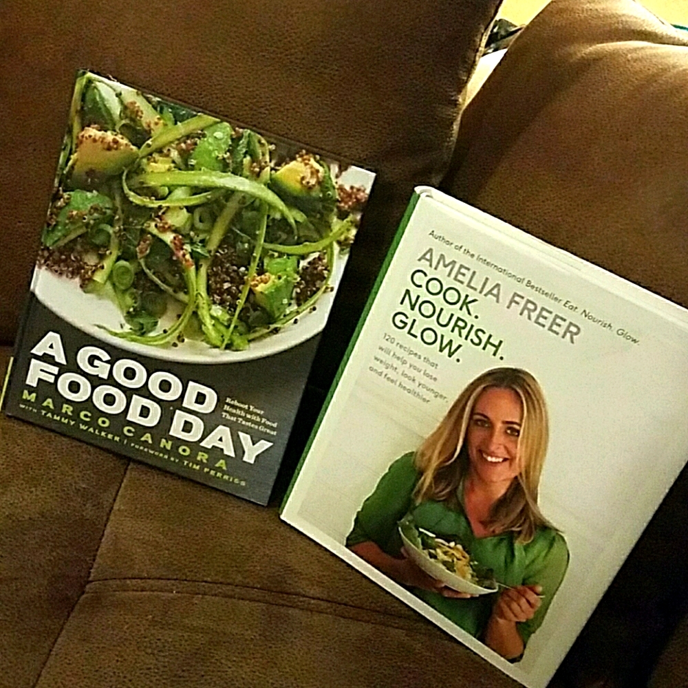 Cookbooks, A Good Food Day and Cook. Nourish. Glow